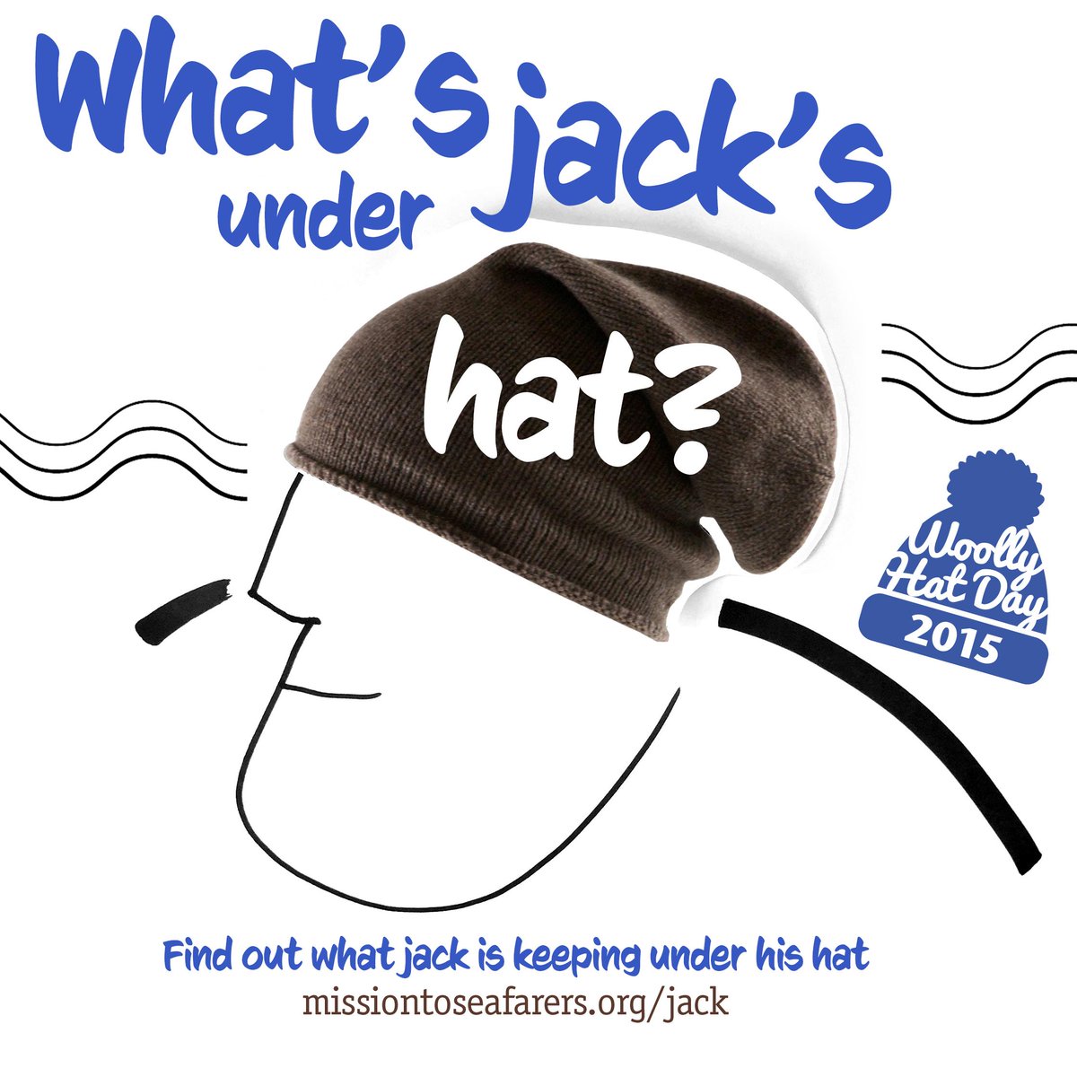 What's under Jack's hat? Find out what's troubling our #seafarer at buff.ly/1LBUokg #WHD #lifeatsea #marine