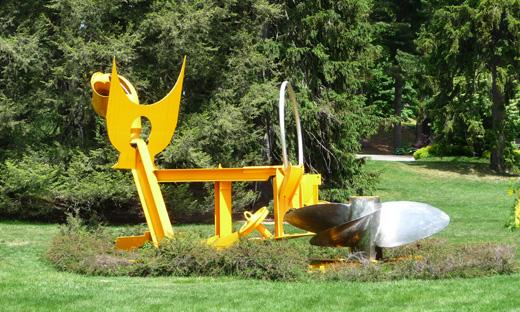 Happy birthday Mark di Suvero! \"Sunflowers for Vincent\" graced the park for nearly 20 years!  