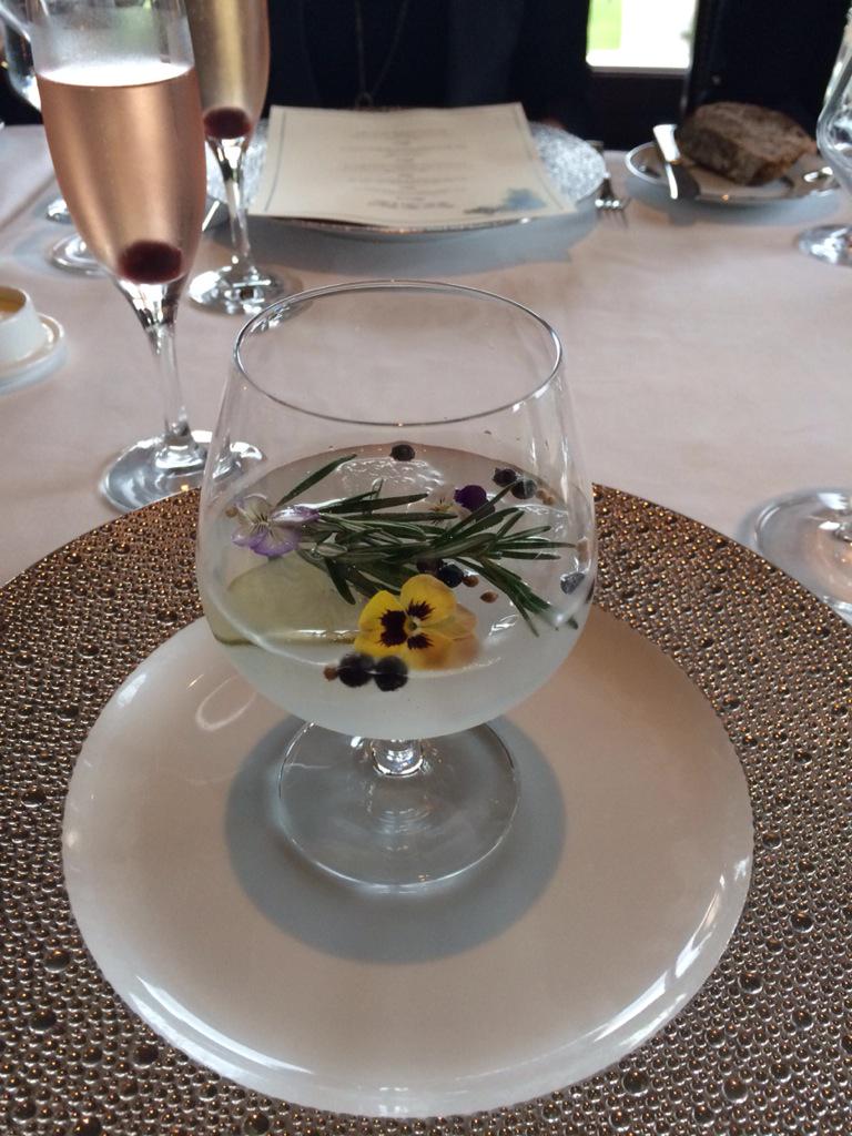 Celebrate Waldorf Astoria Orlando's Food &amp; Wine Weekends Sept. 25-Nov. 15 with a New World Gin and Tonic. #yoursig