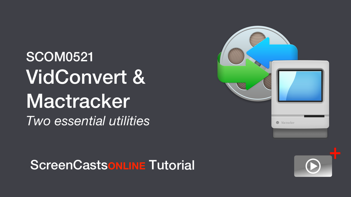 donmcallister's tweet photo. New Mac Video Tutorial available - VidConvert &amp; Mactracker - Preview -  http://t.co/0P586comHc - Free 14 day trial http://t.co/sofB5jIB2i