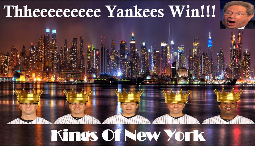 KeithHorbert's tweet photo. Subway Series! Time to put the Mess in their place!! #GoYanks #KingsofNYC http://t.co/hi3xTwRM3O