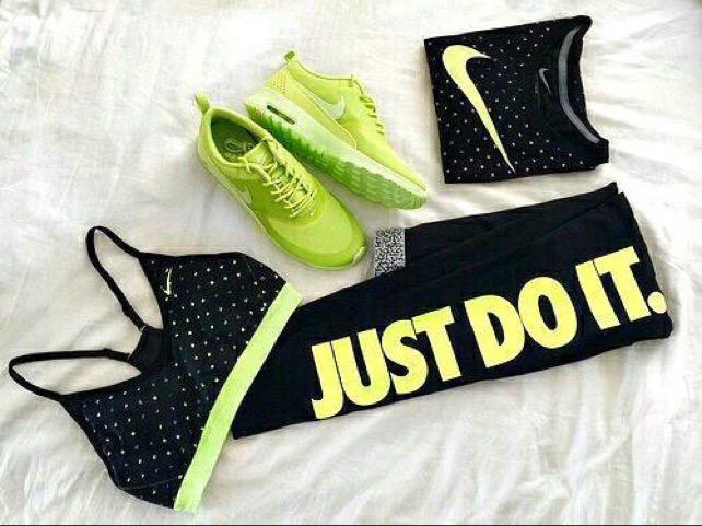 FitnessFunFam's tweet photo. Just do it ✔️💚 http://t.co/4moXVtjBej