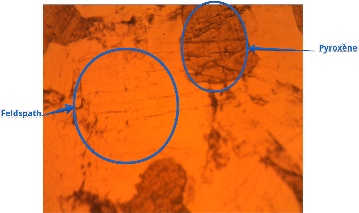b_guilloux's tweet photo. Observation Gabbro au microscope polarisant LPNA #Flora2015 #TSmétamorphique2015 http://t.co/CtWU2zMjYV
