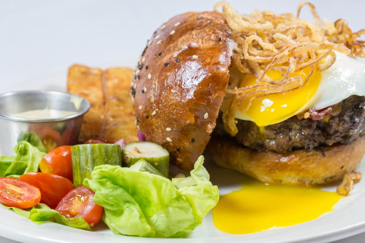 Happy #NationalCheeseburgerDay! Come get yourself some comfort food on this rainy day.