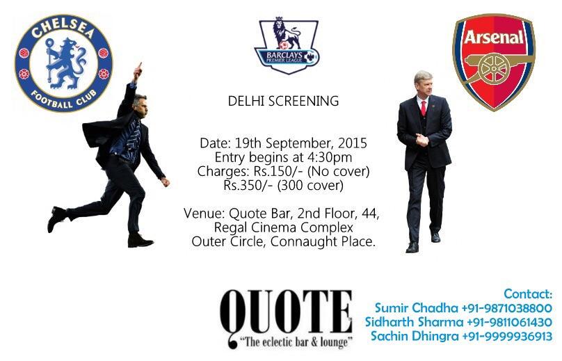 TheCapitalBlues's tweet photo. The only official screening of Official Chelsea India Supporters' Club - Delhi #CISC #CISCDelhi #CISCScreening http://t.co/lPe83GbaxZ