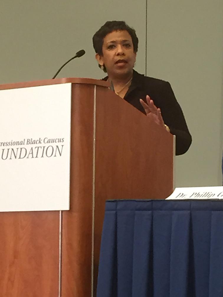 dberrygannett's tweet image. ! @lorettalynch at #CBCFALC15: We have come so far, but we still have so far to go