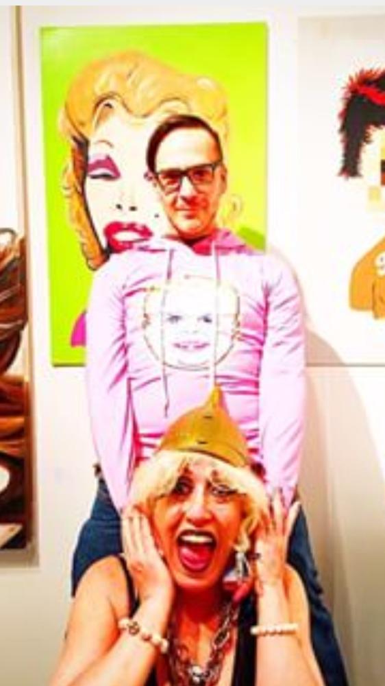 ThePeeew's tweet photo. #thepeeew #tbf #michaelalig #gerryvisco #selectartfair #zombiebaby http://t.co/9HnqDJvLib