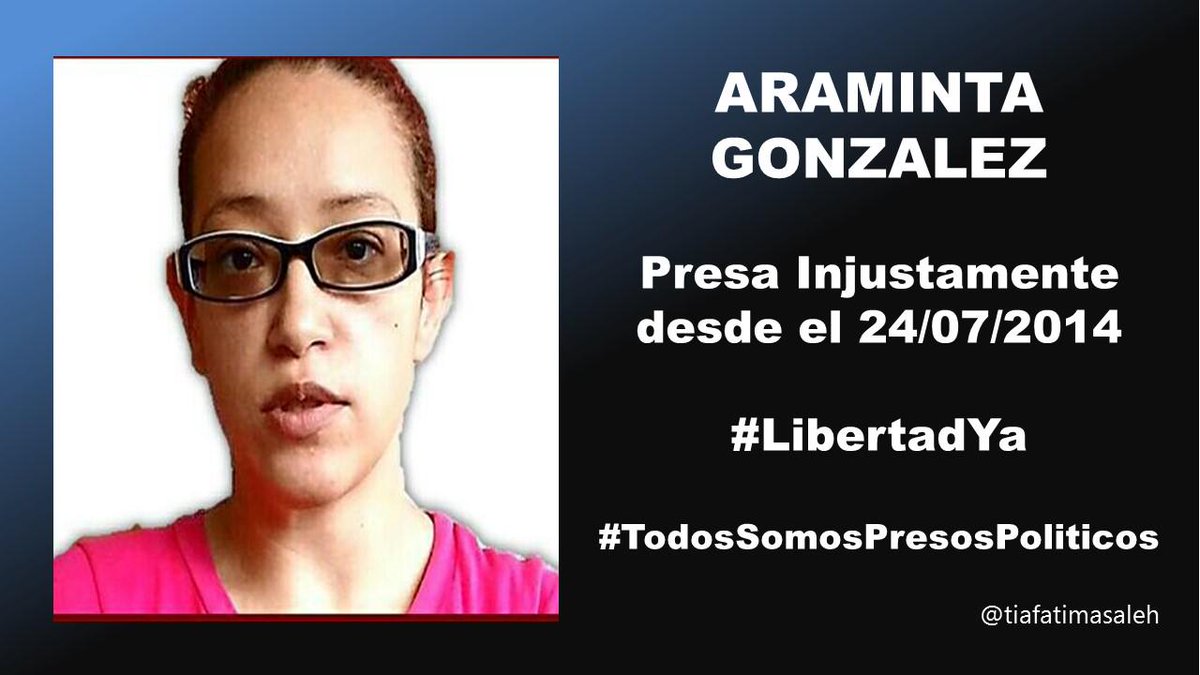 tiafatimasaleh's tweet photo. #NoLoOlvidemos 

Élla es #InesGonzalez 

#421Dias Privada de #Libertad http://t.co/Uj2tPJsLaE