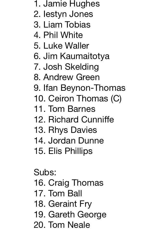 RFCLlangennech's tweet photo. 1st Team Selection v Llanelli Wanderers #BoisYLlan 🔴⚫️⚪️ http://t.co/39FnrxbAAk