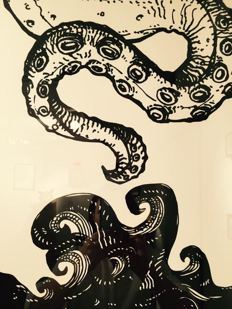 Marseillecentre's tweet photo. Octopus 2 #expo @Cut_n_Mix #Marseille @siropderue @et_baam @MadeMarseille @TOURISMEMARSEIL http://t.co/CgQv0cefGh