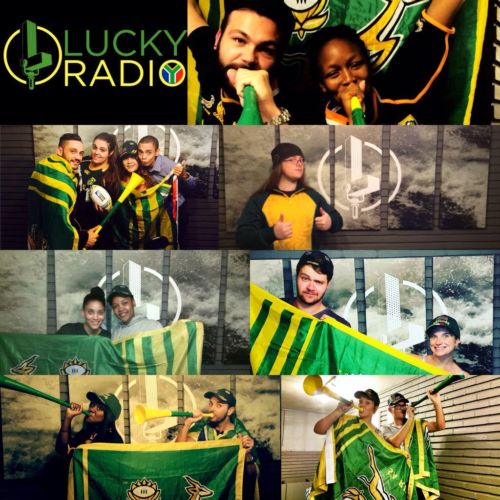 _LuckyRadio's tweet photo. It's finally here! Supporting @Springboks all the way! Wishing u the best of LUCK! #RWC2015 #BokFriday @rugbyworldcup http://t.co/QHb7t7l6T8