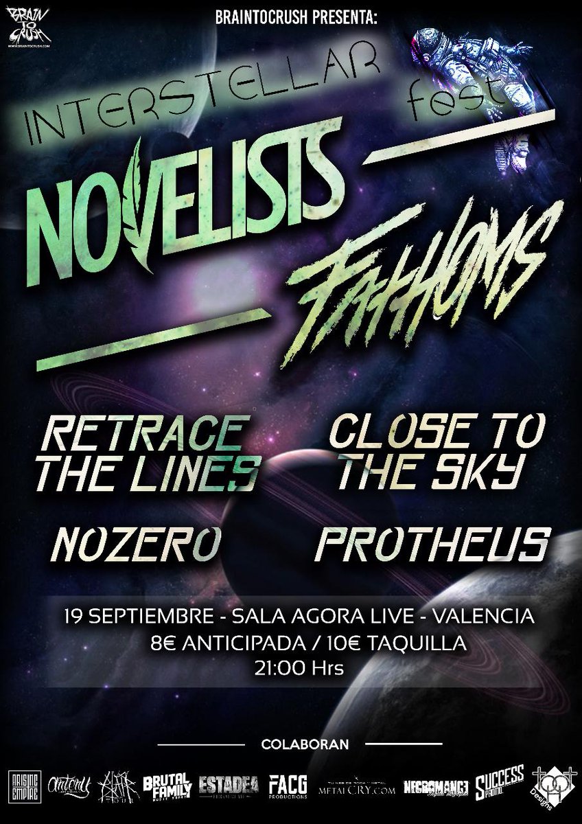 Braintocrush's tweet image. ¡Último día para adquirir tu entrada anticipada para nuestro festival de mañana! No te lo pierdas o te arrepentirás!