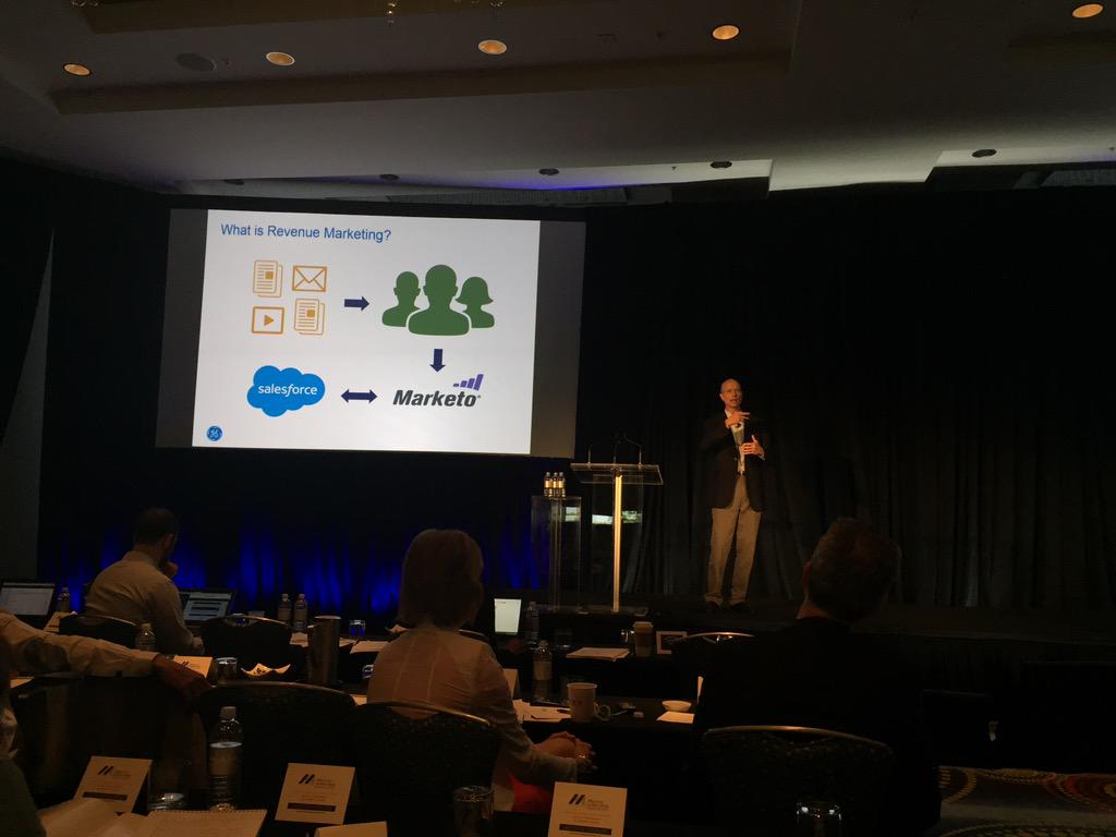 getgoodatmedia's tweet photo. Introduction to "revenue marketing" by @lawrenceHD from GE. Add dollar signs to KPIs! Good advice.  #ANAMetrics http://t.co/ywvYQpcXnM