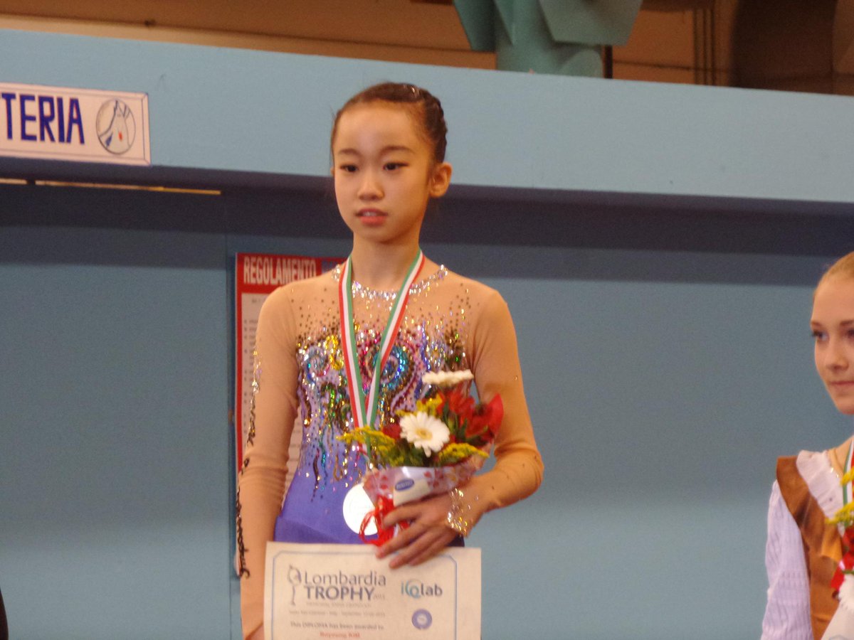 heeyuhee's tweet image. 김보영 선수 단독샷. #LombardiaTrophy #BoYoungKIM #AdvancedNovice #Winner