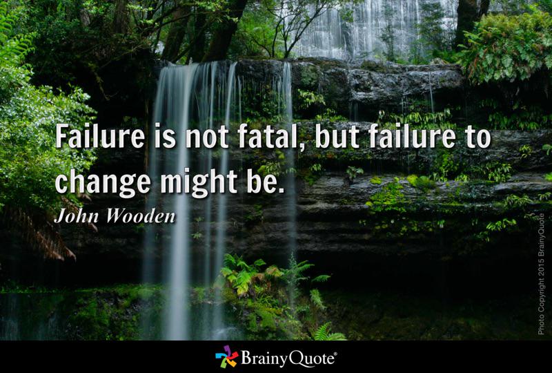 NABCTO's tweet image. Failure is not fatal, but failure to change might be.
- John Wooden brainyquote.com/s/a_5c645