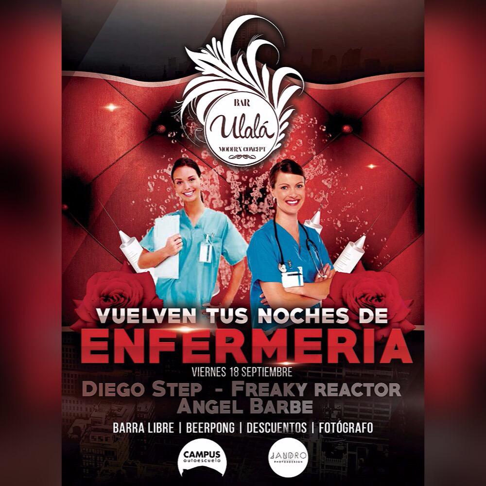 UlalaBar's tweet photo. ¿Hola?
Fiestón hoy eh.
¡REGRESO DE LAS ENFERMERAS!
@Enfermerianight 
Barra Libre
Beerpong
Deejays
@JandroRodriguez 📷 http://t.co/JeiW3bUpHU
