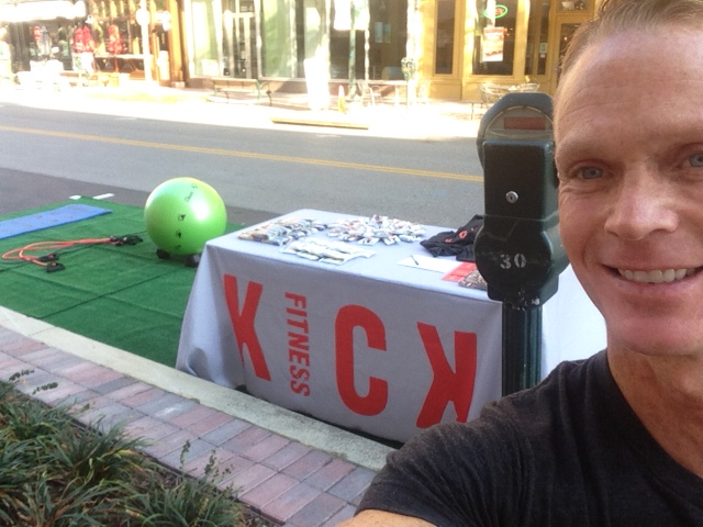 TMCcomms's tweet photo. #Rockville peeps — #ParkingDay fitness parklet @TheTerano has its mini-circuit ready for you with @KickFitness! http://t.co/nGmHdVyahq