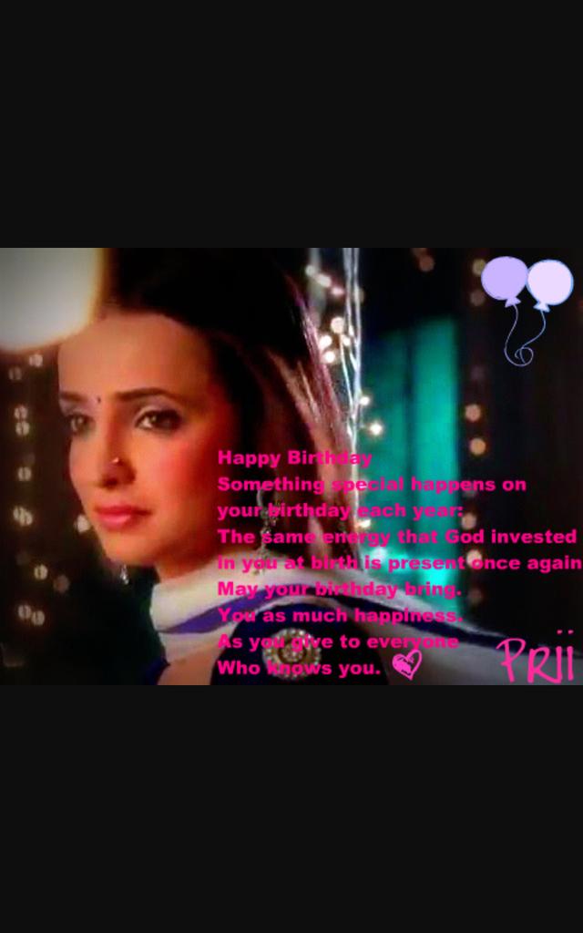   say happy birthday to our beautiful fabulous queen Sanaya Irani 