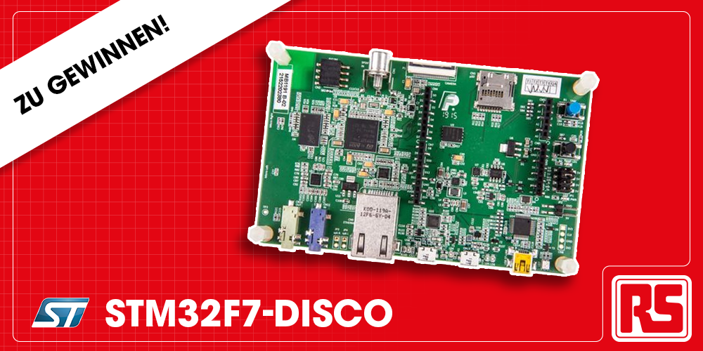 RSOnlineDACH's tweet image. RT und Follow für Ihre #STM32F7-DISCO #Gewinnchance. ow.ly/SohmO 
Teilnahmebed.: ow.ly/Sojyo