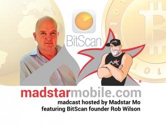 CoinTiny's tweet image. Madstar mobile chats with #BitScan founder and CEO Rob Wilson about the future of CryptoCurrency and #Bitcoin in pa…