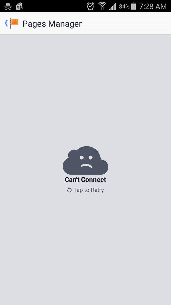 bobbyfritze's tweet image. .@facebook, sad faces when I try to open push notifications. I&apos;m on Android 5.1.1 #FB #PagesManager