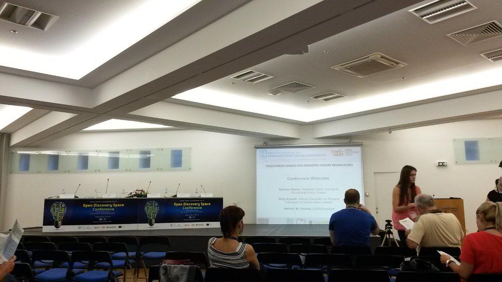 ods_eu's tweet photo. Welcome to the #OSS_EU conference! We're about to start! #eLearning http://t.co/ilD1AJ61bc