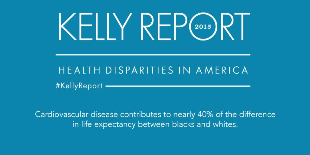 .@American_Heart  past pres. @eantman contributed to the #KellyReport released today on health disparities in America