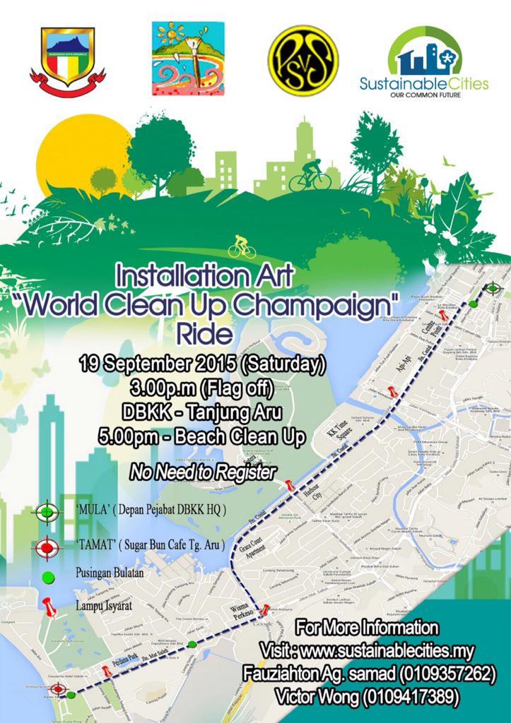 ddaredevil75's tweet photo. Followed by Installation #Art #WorldCleanUpCampaign #bicycle #ride 230pm @KKCity from DBKK to TgAru
#cycling 😊👍 http://t.co/56T8hi3nOm