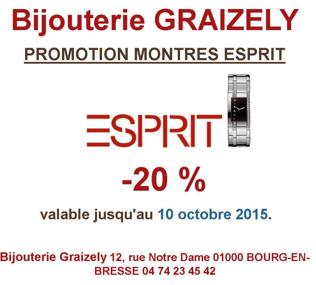 ClientRoi's tweet photo. #bourgenbresse #Graizely Profitez de 20% de remise sur les montres Esprit jusqu'au 10 octobre 2015 ! http://t.co/bygX9CykLa