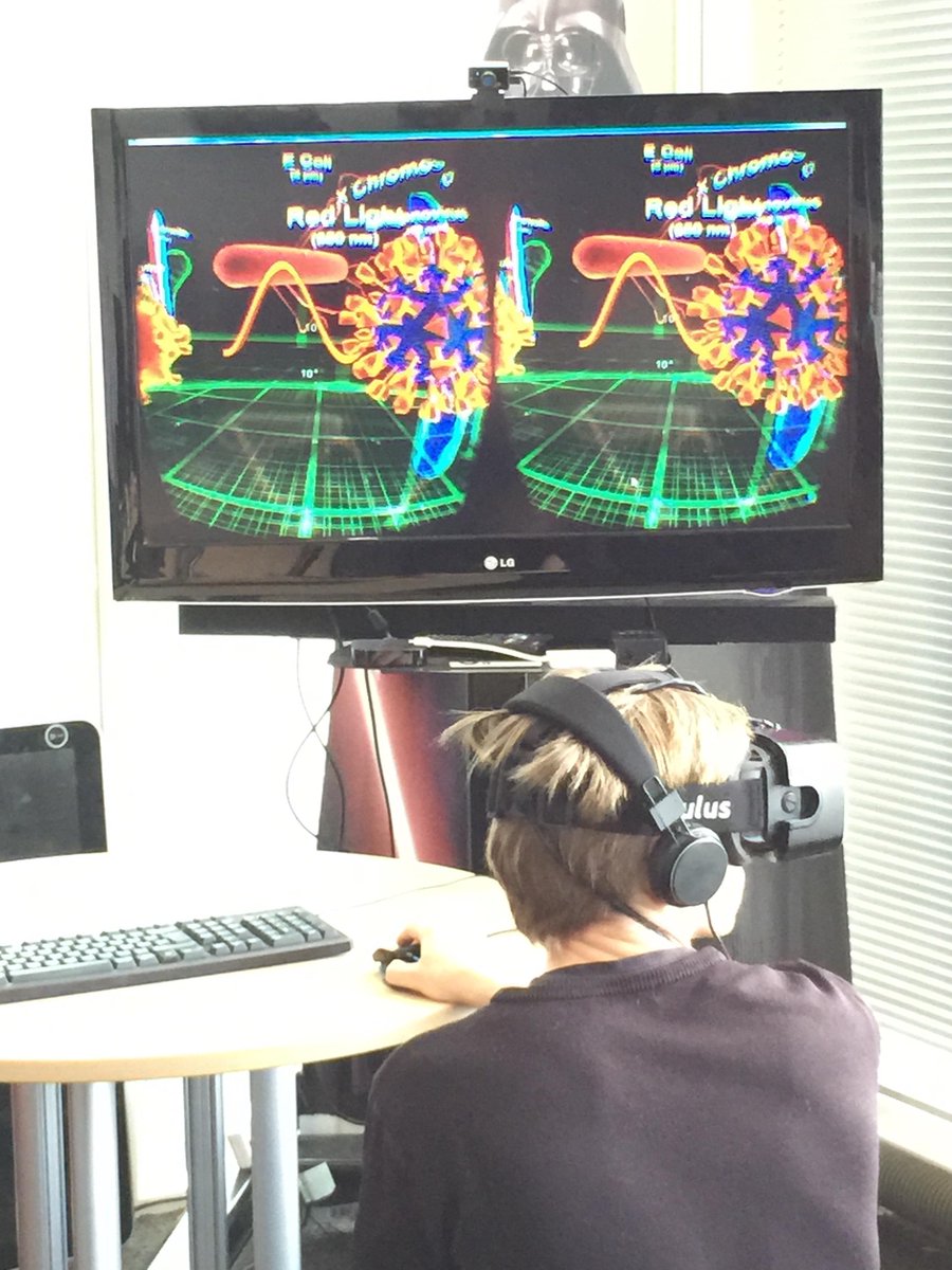 AltaireUK's tweet photo. It's mandatory Oculus Rift day in the office! #VRFriday http://t.co/jKH2VI2r6U