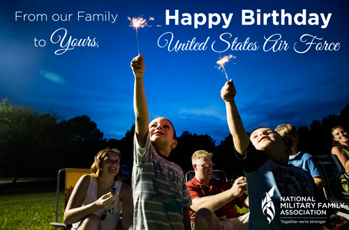 military_family's tweet photo. Happy Birthday @usairforce! Thank you for your service! http://t.co/tv4JlcJ5i8