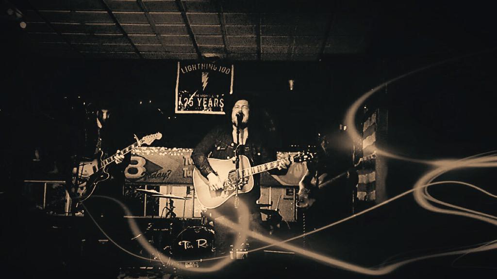 Thanks <a href="/Lightning100/">Lightning 100</a> for having us <a href="/TinRoofNash/">Tin Roof Nashville</a> last nite <a href="/davieuntamed/">Davie & The Untamed</a> + <a href="/HARPOOOONER/">harpooner / scott</a> we're great! #heartsandknives