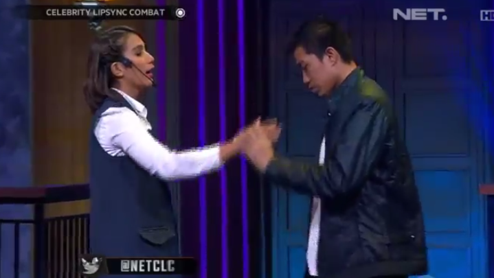 NETCLBI's tweet image. peserta lipsync terakhir, go go go @fasyahanum #NETCLC_Hanum #NETCLC