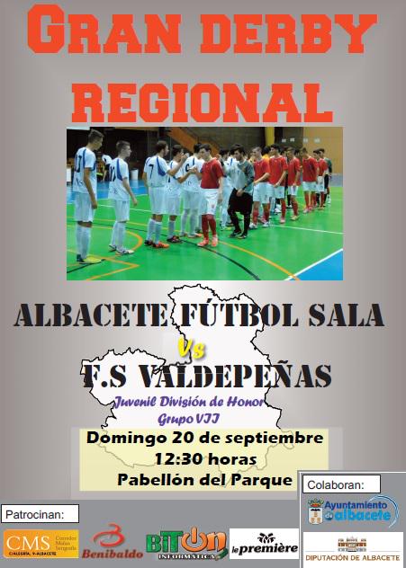 albaceteFSala's tweet photo. Y el domingo, super derby regional... @FSCiudadDelVino http://t.co/mdRbVqeYUW