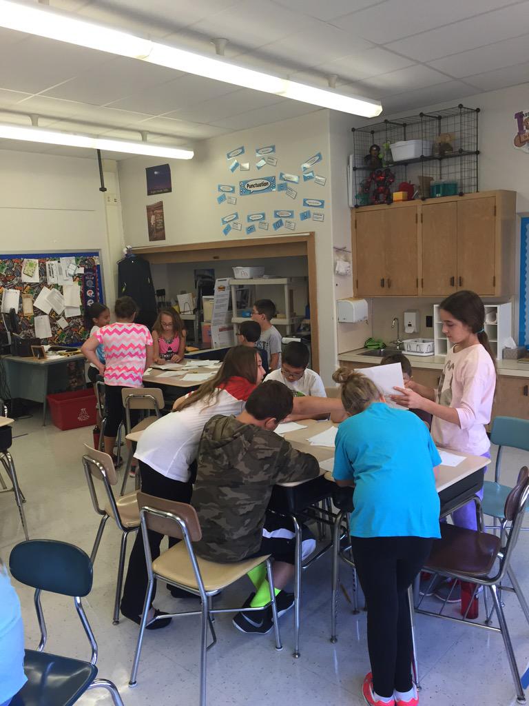 You know kids are excited about learning when the seats aren't being used. We're going to have a great year!