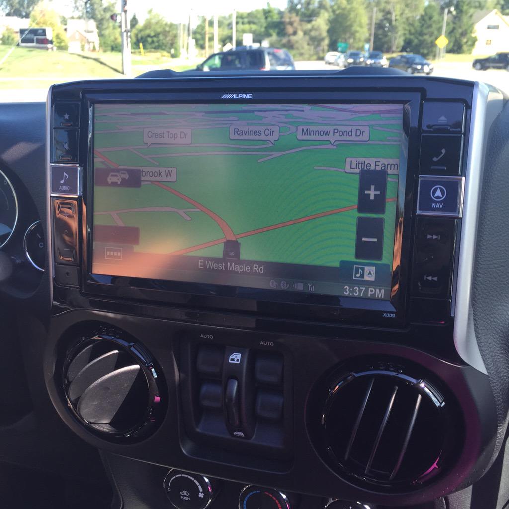 RachaelWYCD's tweet photo. Gonna let my upgraded Nav. System and my Wrangler direct me to a apple orchard this weekend!! #alpinerestyle #X009 http://t.co/zWMlT5GF8M