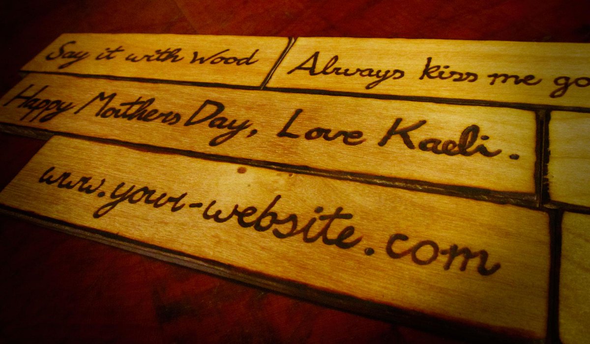 Hand burned messages on wood shipped anywhere! send yours just $7.99 sayitwithwood.co #handmade