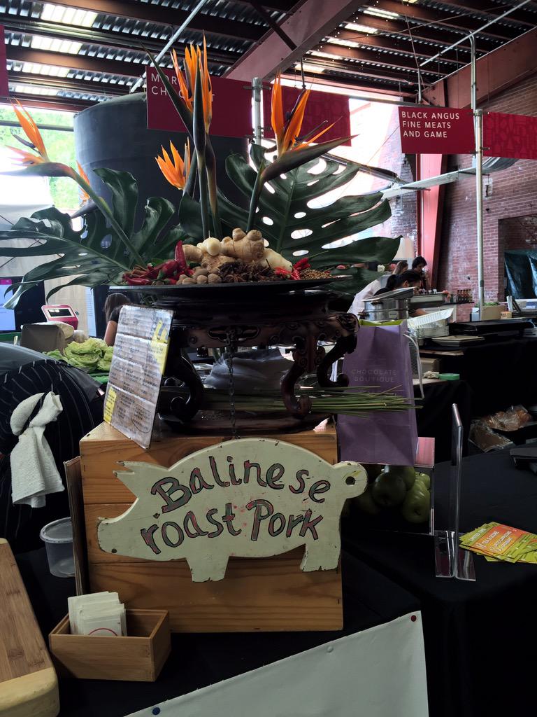 littlesisterto's tweet photo. And we're live at @BrickWorksMkt for the Toronto Food and Wine show! #booth540 http://t.co/7i4rLhFyuf
