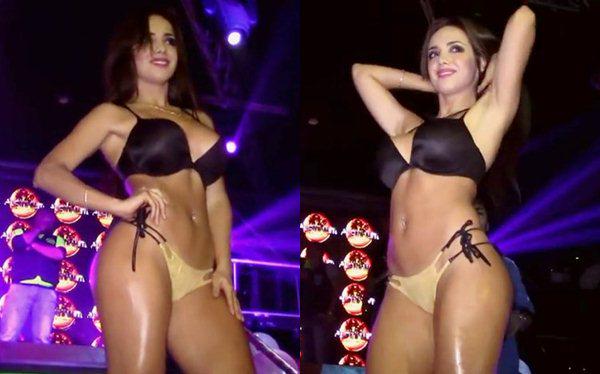 enlacombi's tweet photo. #TengoLaMalaCostumbreDe Matadora: Rosangela Espinoza desfilando en bikini ► http://t.co/mvNwLWktBt http://t.co/vfTd7K6cFj
