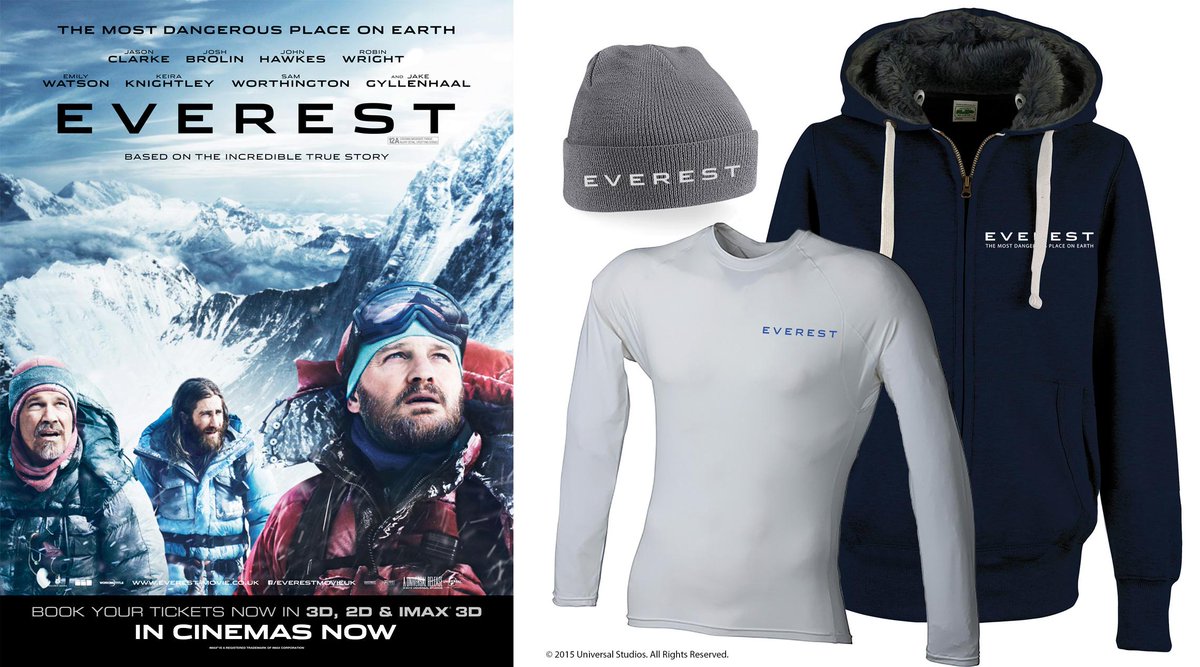 Universal_Irl's tweet image. WIN this official #Everest merchandise! 

To enter the draw, tell us who plays Scott Fischer in the film. 

Out NOW
