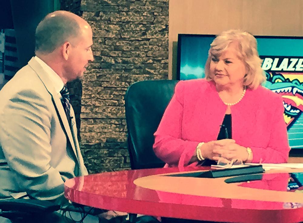 NormReilly's tweet photo. Thanks to Janice Rogers and @WBRCgoodday for having @CoachBillClark in studio for interview this morning. http://t.co/VHbb5k3Igp
