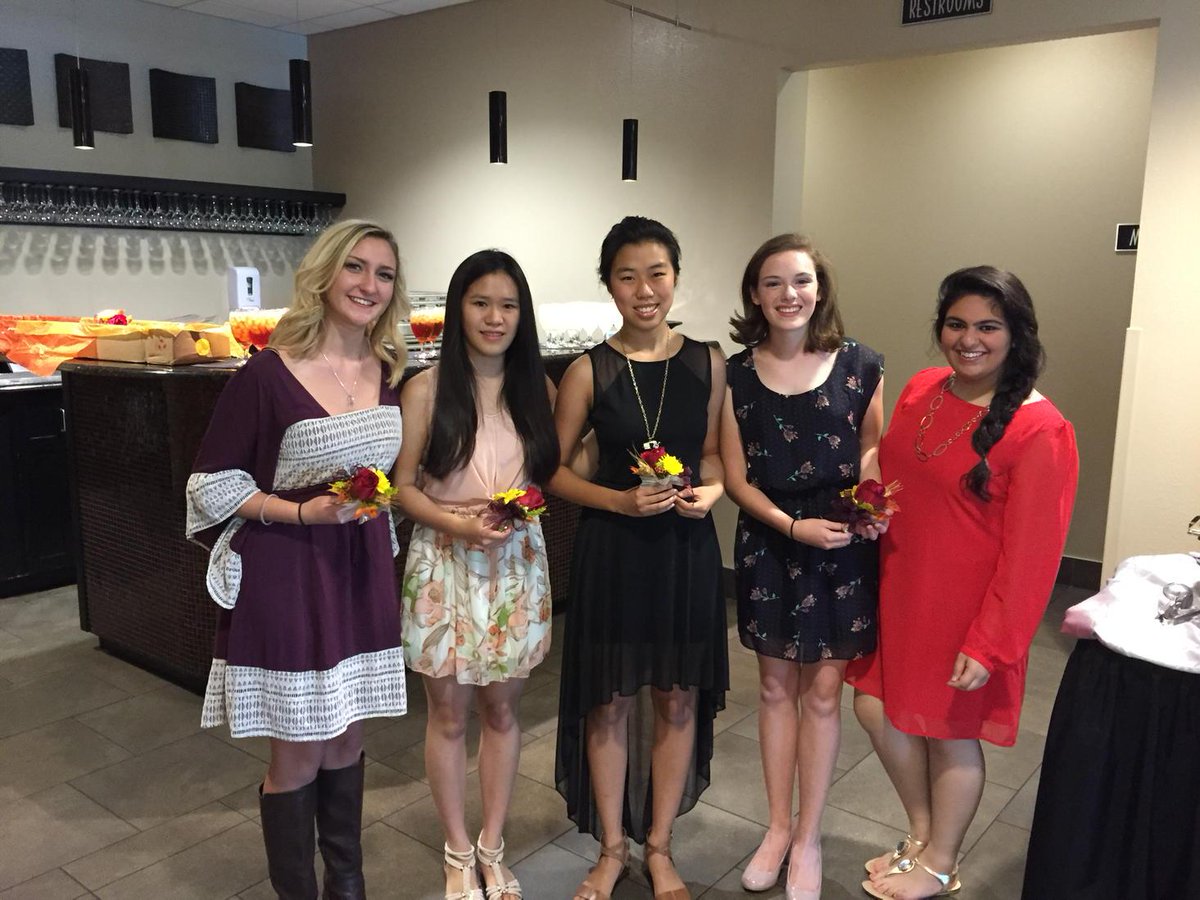 Homecoming Court Luncheon greeters