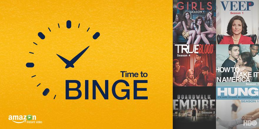 Time to binge on Amazon Video! Enjoy 6 months for free when you sign up with your .edu email: amzn.to/1DAQdaM