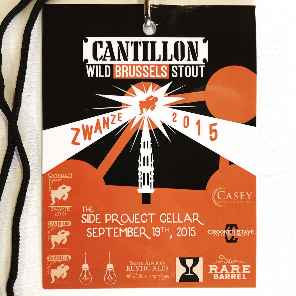 Side Project Cellar (@sideprojectcell) on Twitter photo OK #Zwanze2015 Ticket Holders! Here is a preview of your lanyard for inside <a href="/sideprojectcell/">Side Project Cellar</a>! OK #Zwanze2015 Ticket Holders! Here is a preview of your lanyard for inside <a href="/sideprojectcell/">Side Project Cellar</a>!