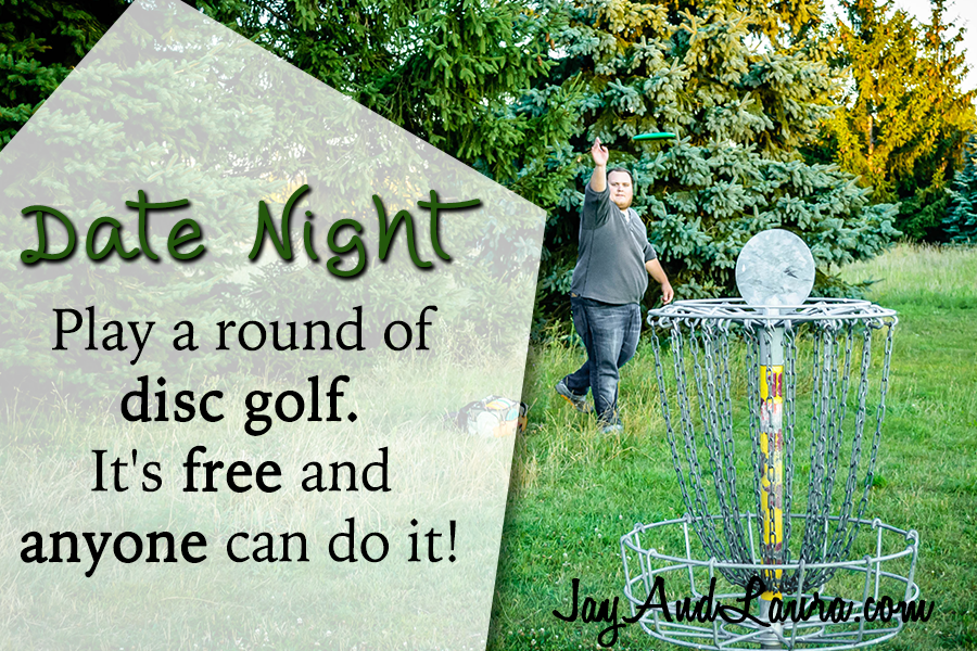 Disc golf is cheap, but SO MUCH FUN! Sneak away for a few hours and spend some quality time on the course! #DateNight