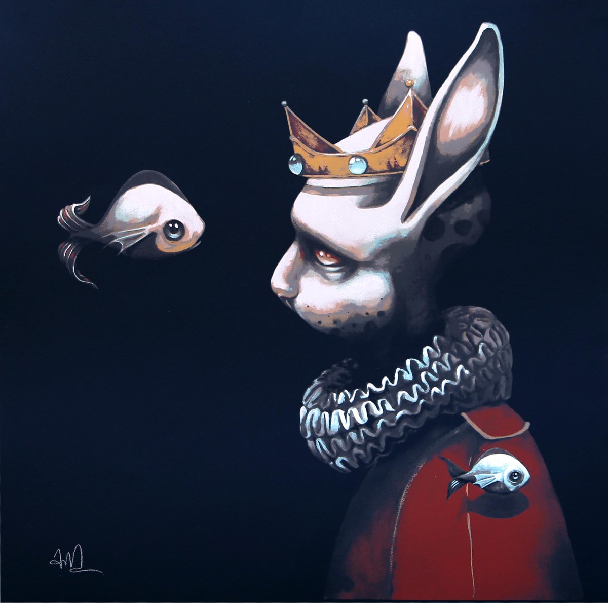 streetartnews's tweet photo. Ana Maria "Drowned Kingdom" Limited Edition ScreenPrint -Sept 24 #streetart @TheRealJustKids http://t.co/thKZ1v2h4B http://t.co/fIq4nEq23Z