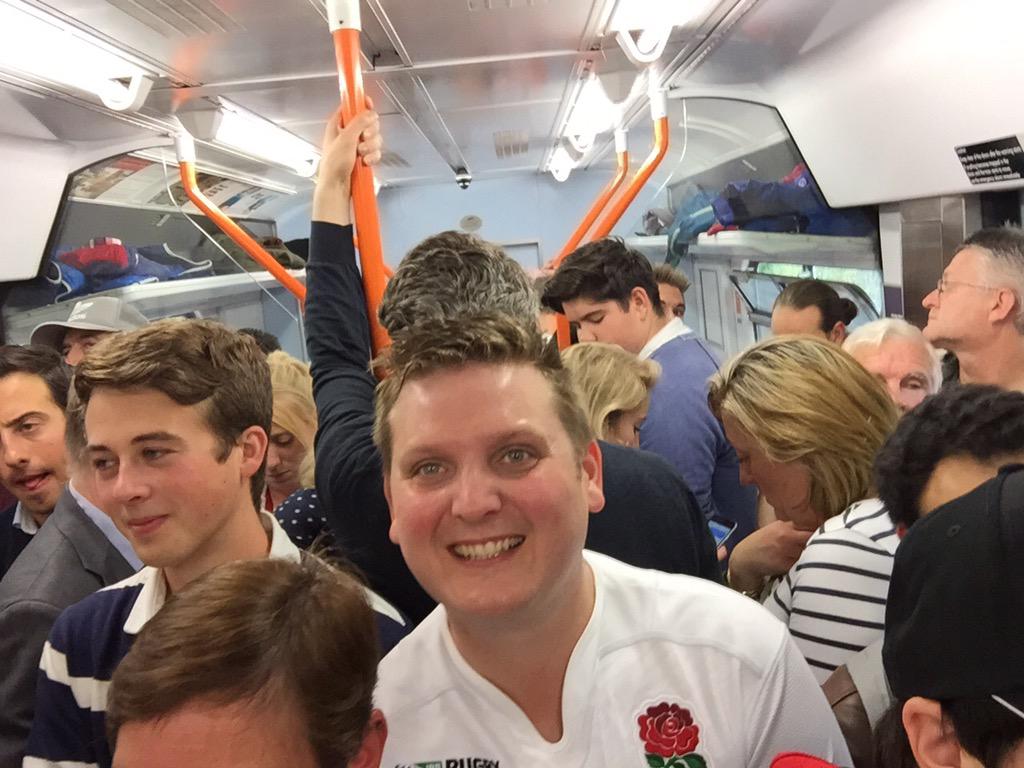 He's on his way!! #RWC2015 #CommittedToTheGame