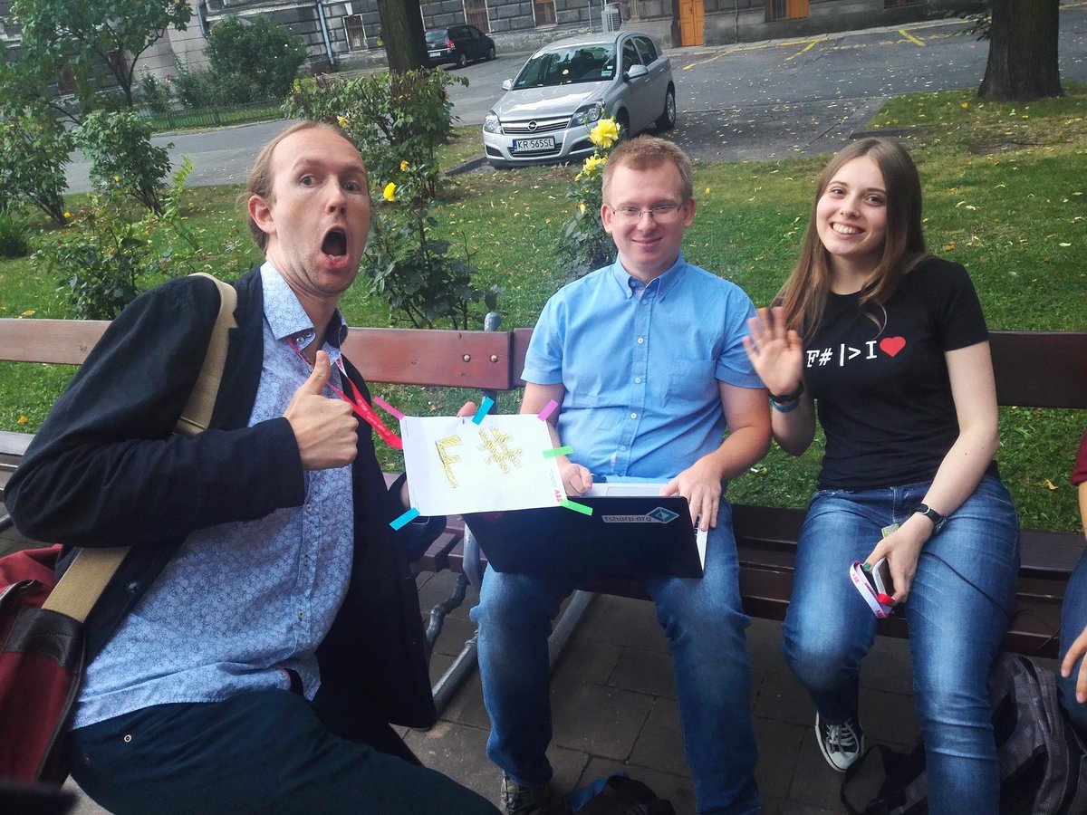 codepo8's tweet image. F# people are special #abbdevday