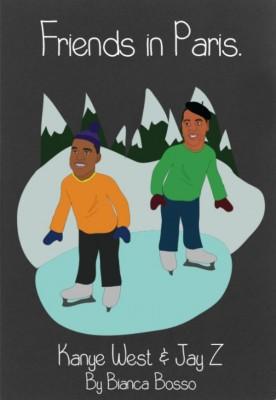 ComplexStyle's tweet photo. An artist imagines Kanye and Jay Z's "Ni**as in Paris" as a children's book 😂😂: http://t.co/SqWsan4Hp8 http://t.co/9azGpJ9KIC