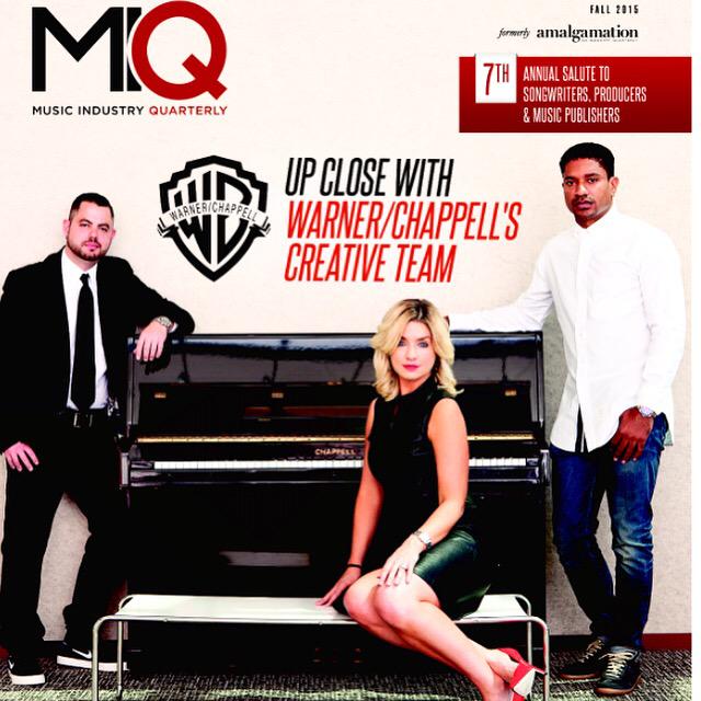WarnerChappell's tweet photo. Check our senior creative A&amp;R staff on the cover of #MusicIndustryQuarterly @IAmMarcWilson @Ryanpress #KatieVinten 👌👌 http://t.co/9raOlreIDB